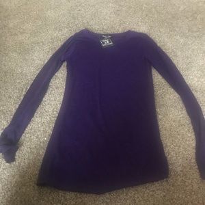Long sleeve purple shirt